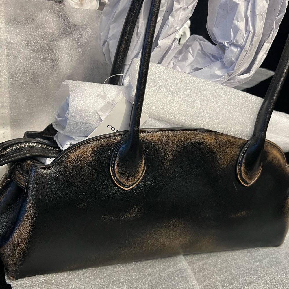 🤎🖤Coach Empire Carryall Bag 34 In Loved Leather🤎🖤NWT - Picture 6 of 17